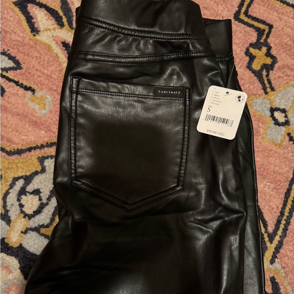 Sanctuary faux leather runway leggings